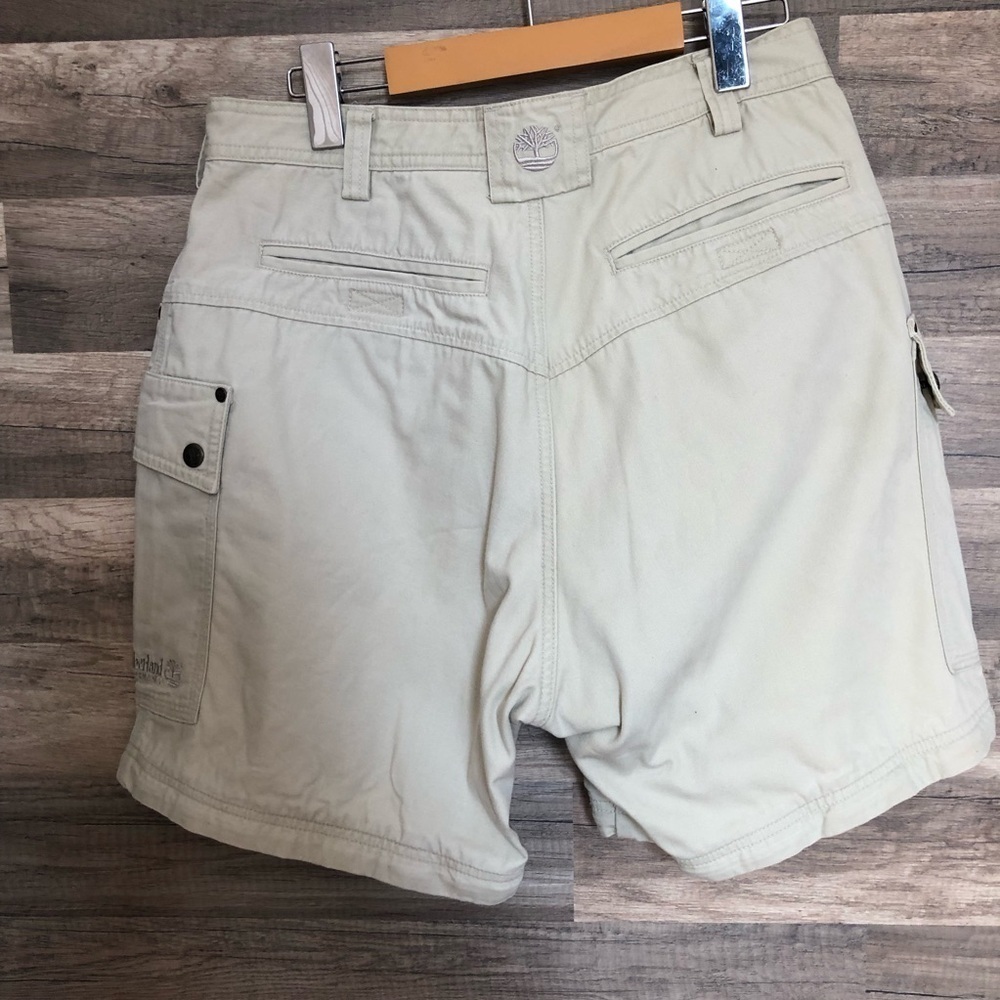 Timberland Men's Cream Cargo Shorts Size 32 - Picture 7 of 9
